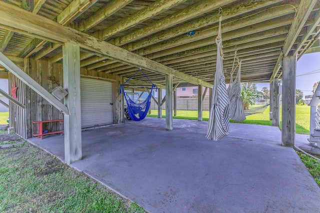 16519 Captain Kidd Rd, Jamaica Beach, TX 77554 - view of patio featuring a carport