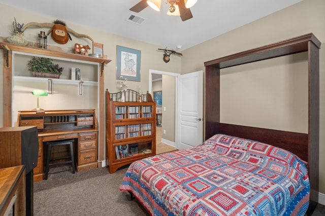 231 Ranch House Ln, Richmond, TX 77469 - bedroom featuring carpet floors and ceiling fan