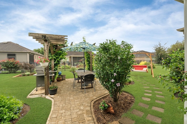 231 Ranch House Ln, Richmond, TX 77469 - view of yard with a patio