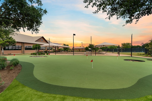 231 Ranch House Ln, Richmond, TX 77469 - surrounding community with a putting area