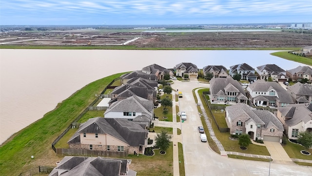 9103 Acorn Harvest Trl, Richmond, TX 77407 - aerial view of residential area featuring a large body of water