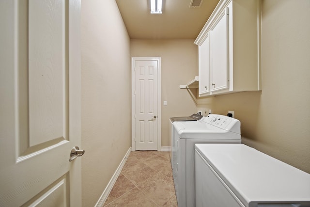 8314 Kelsey Pass, Missouri City, TX 77459 - washroom with cabinet space, separate washer and dryer, and baseboards
