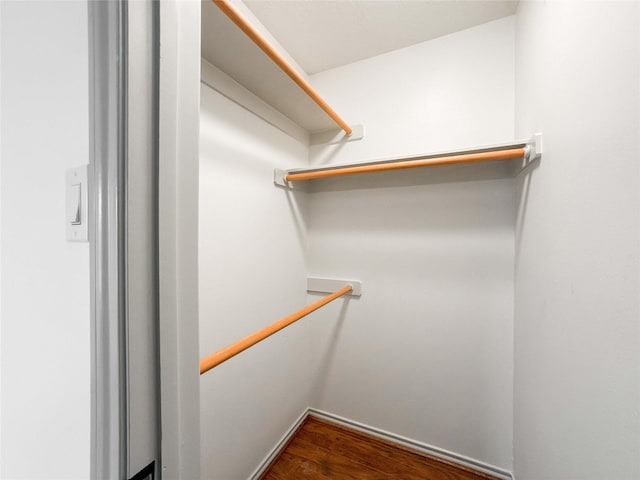 15319 Ochre Leaf Trl, Cypress, TX 77433 - walk in closet featuring wood finished floors