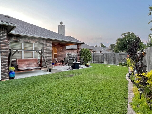 115 Carriage Ct, Magnolia, TX 77354 - view of yard with a patio