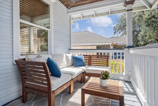704 Cordell St, Houston, TX 77009 - balcony with an outdoor hangout area