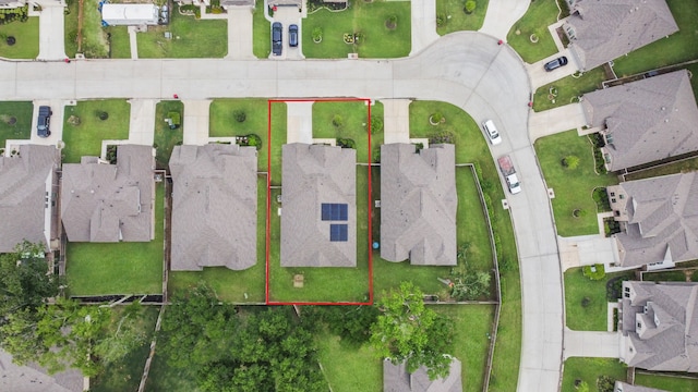 7918 Summit Trail Ln, Porter, TX 77365 - aerial view of residential area with property boundaries highlighted