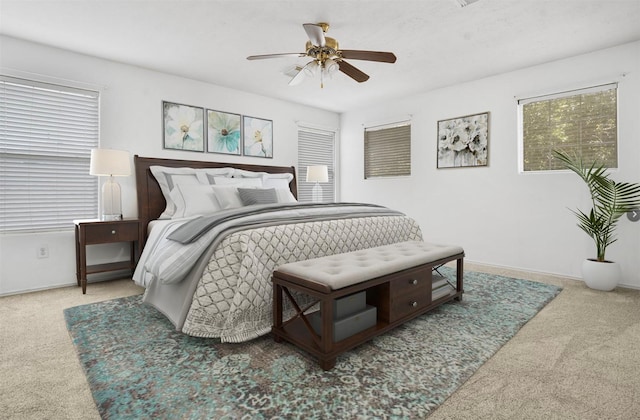 10307 Collin Park, Houston, TX 77075 - bedroom with carpet, ceiling fan, and baseboards