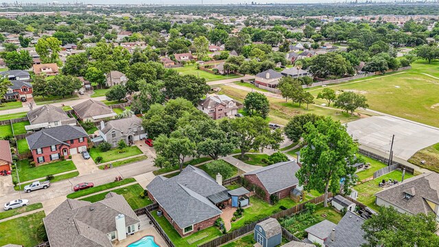 610 Bayou Bend Dr, Deer Park, TX 77536 - aerial perspective of suburban area