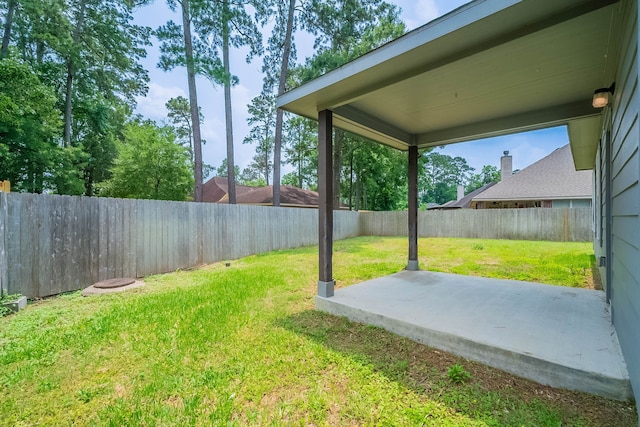 16659 Bluefin St, Crosby, TX 77532 - view of yard with a patio area