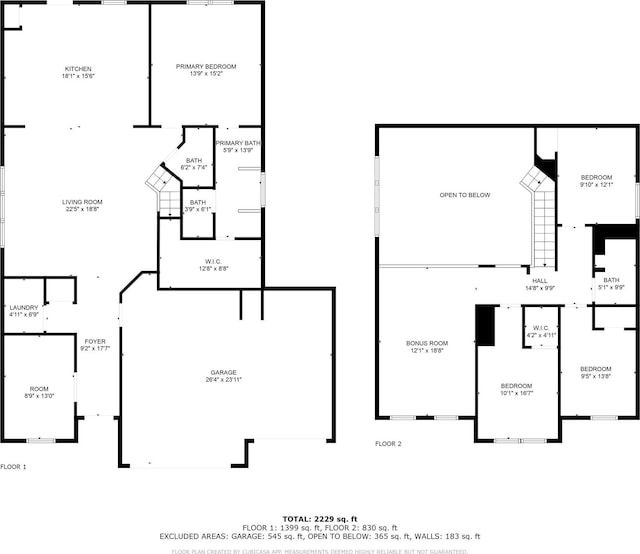 16659 Bluefin St, Crosby, TX 77532 - floor plan / room layout