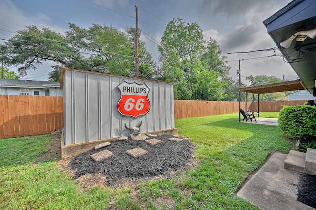 507 Sandra Dr, Brenham, TX 77833 - view of yard with an outdoor structure