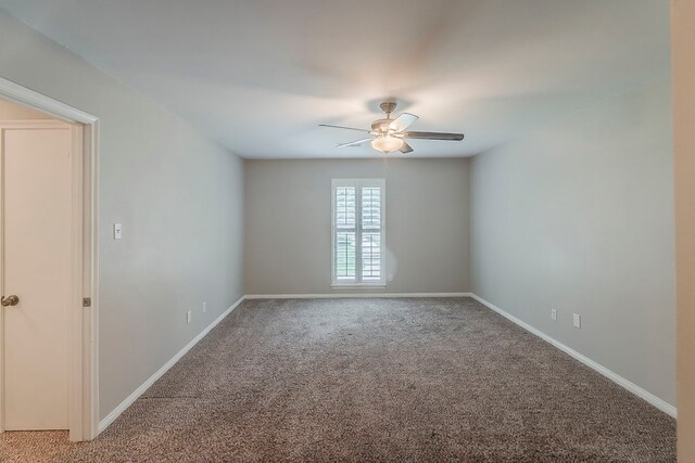 5206 Graystone Ln, Houston, TX 77069 - unfurnished room with carpet, a ceiling fan, and baseboards