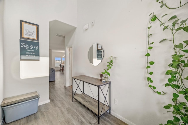 6846 Termino Ln, Rosharon, TX 77583 - corridor featuring wood finished floors and baseboards
