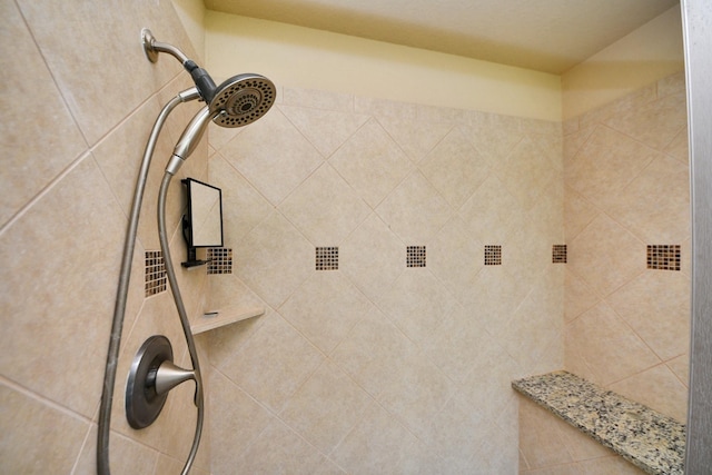 22714 Wilbur Ln, Tomball, TX 77375 - bathroom view of a tile shower