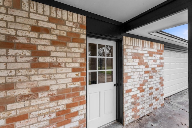 19302 Fisher Dr, Tomball, TX 77377 - doorway to property featuring brick siding