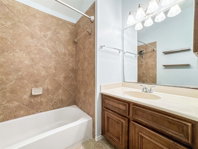 6081 Trent Ct, League City, TX 77573 - full bathroom with bathtub / shower combination and vanity