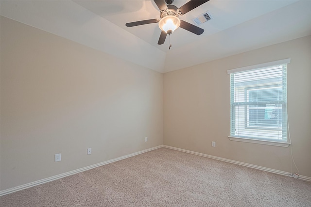 20619 Cactus Lake Ln, Richmond, TX 77407 - spare room with carpet flooring, baseboards, and a ceiling fan