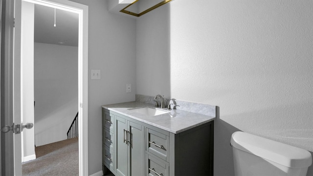 2814 Cambridge Ln, Missouri City, TX 77459 - bathroom featuring toilet and vanity