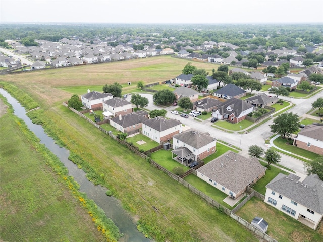 6407 Hillock Ln, Pearland, TX 77584 - aerial view of residential area with a nearby body of water