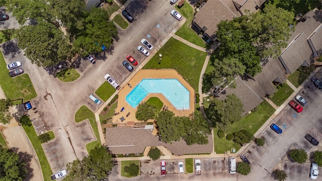 12900 Walden Rd Unit 406D, Montgomery, TX 77356 - aerial view of property and surrounding area with a pool area