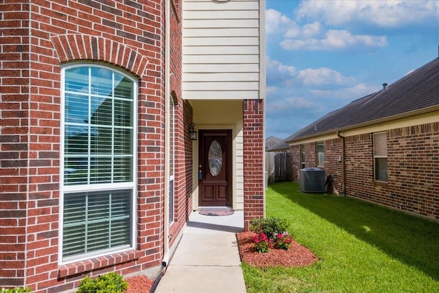 3418 Quarry Place Ln, Katy, TX 77493 - entrance to property featuring brick siding and a lawn