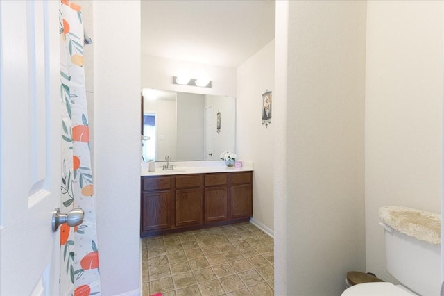 3418 Quarry Place Ln, Katy, TX 77493 - bathroom with toilet and vanity