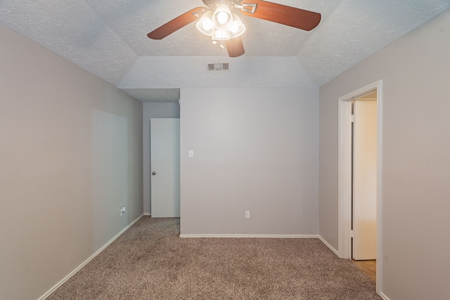 11714 Welshpool Glen Dr, Houston, TX 77066 - carpeted spare room featuring a textured ceiling, ceiling fan, and baseboards