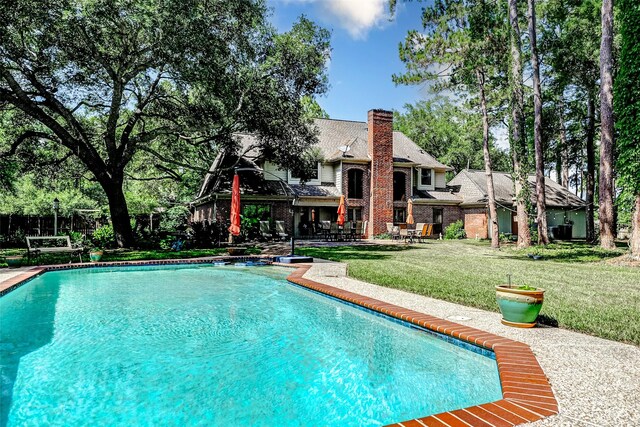 6225 Morton Rd, Katy, TX 77493 - outdoor pool featuring a patio area