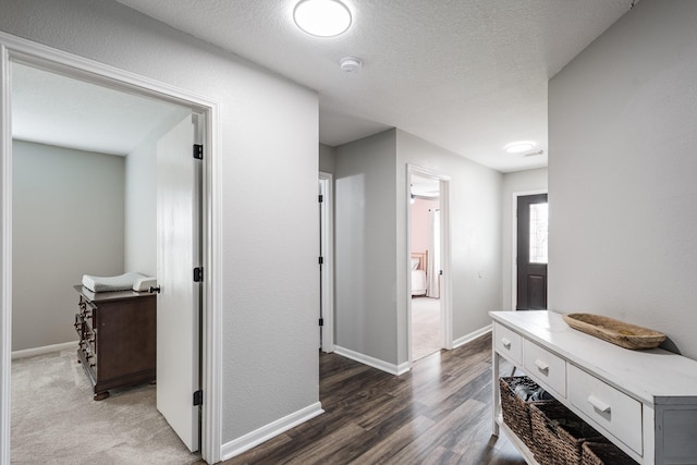 17307 Morning Star Ave, Crosby, TX 77532 - hallway featuring wood finished floors and baseboards