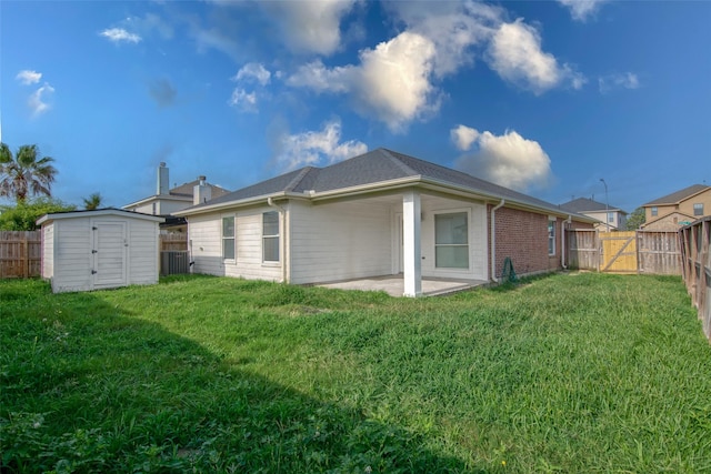21734 Oriole Trl, Humble, TX 77338 - rear view of property with a patio area, a gate, central air condition unit, and brick siding