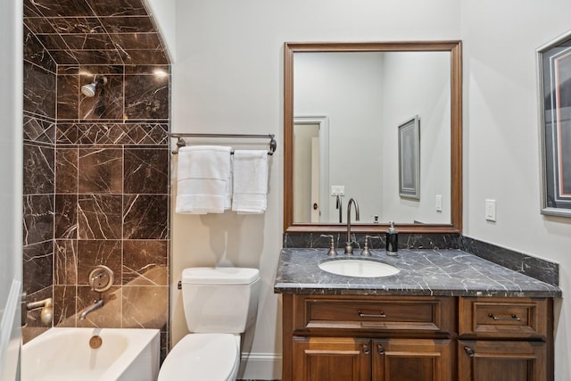 5626 Willers Way, Houston, TX 77056 - full bath with vanity, toilet, and shower / tub combination