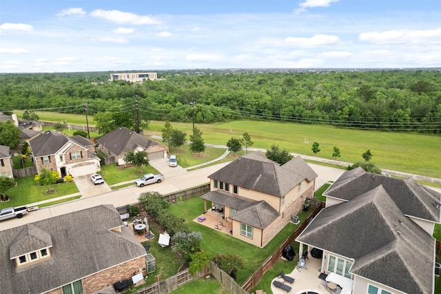 3413 Waverly Springs Ln, Pearland, TX 77581 - aerial perspective of suburban area with a forest