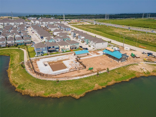 614 Seabreeze Dr, Kemah, TX 77565 - aerial view of residential area featuring a nearby body of water