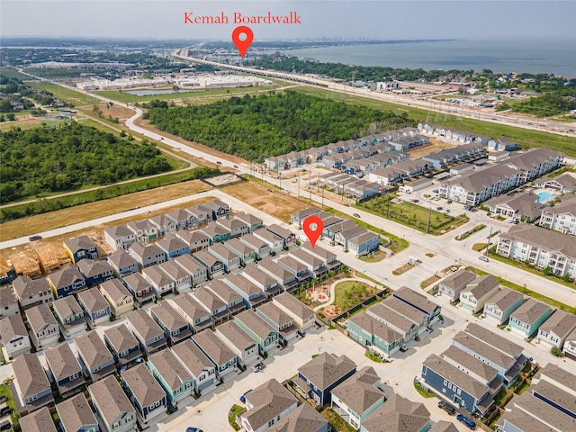 614 Seabreeze Dr, Kemah, TX 77565 - drone / aerial view