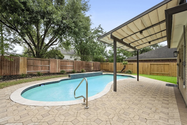 1811 Senca Springs Ct, Katy, TX 77450 - view of pool with a patio and a fenced backyard