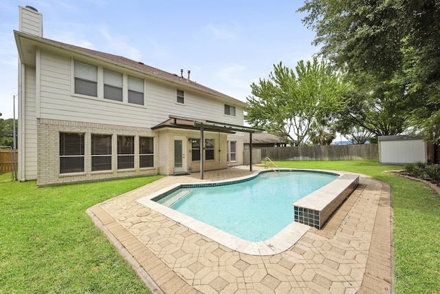 1811 Senca Springs Ct, Katy, TX 77450 - view of swimming pool featuring a patio area