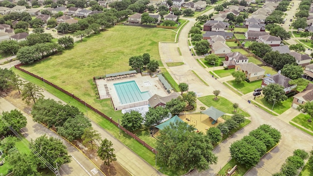 1811 Senca Springs Ct, Katy, TX 77450 - aerial view of residential area with a pool