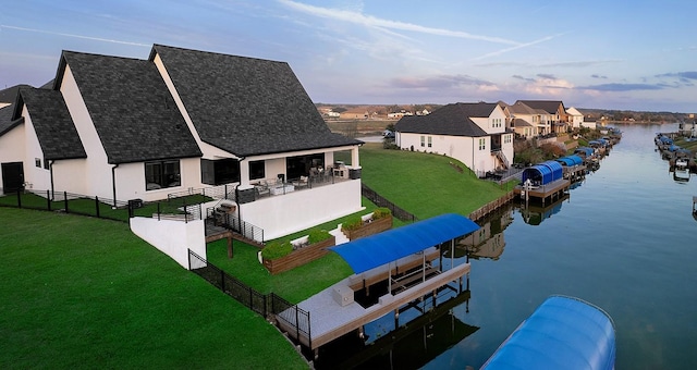 12595 St Louis Ct, Willis, TX 77318 - aerial view of residential area with a large body of water