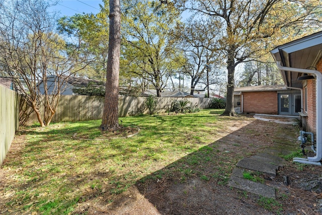 10134 Hanka Dr, Houston, TX 77043 - view of yard with french doors