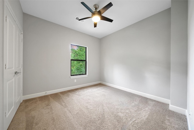 3148 Poe Dr, Montgomery, TX 77356 - unfurnished bedroom featuring carpet, baseboards, and a ceiling fan