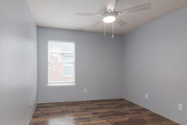 24027 Pinecreek Pt, Spring, TX 77373 - unfurnished room with ceiling fan and wood finished floors