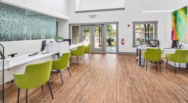 1725 Harvey Mitchell Pkwy S Unit 2433, College Station, TX 77840 - building lobby with a high ceiling