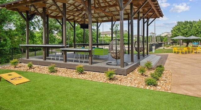 1725 Harvey Mitchell Pkwy S Unit 2433, College Station, TX 77840 - view of property's community with a gazebo
