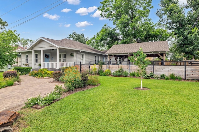 1618 Lawrence St, Houston, TX 77008 - ranch-style house featuring covered porch and a shingled roof