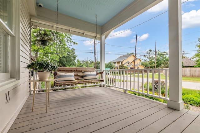 1618 Lawrence St, Houston, TX 77008 - view of deck