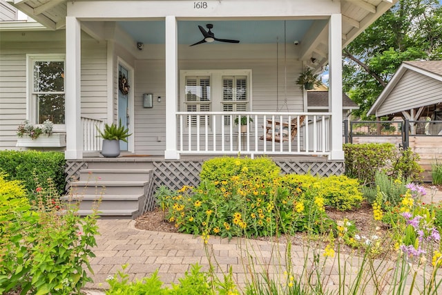 1618 Lawrence St, Houston, TX 77008 - doorway to property featuring covered porch