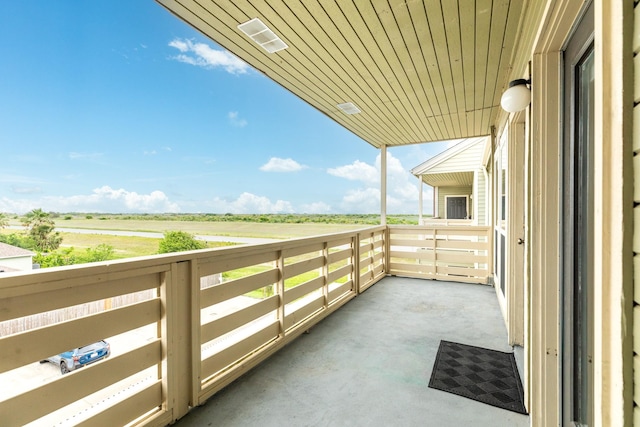 500 Ferry Rd Unit 434D, Galveston, TX 77550 - balcony with a view of countryside