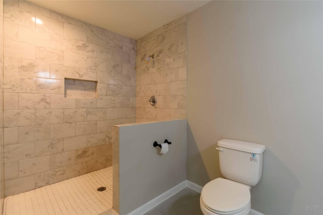 126 Red Ripple Rd, Houston, TX 77076 - bathroom with walk in shower, toilet, and baseboards