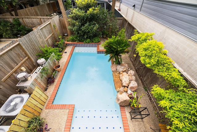 1202 Marconi St, Houston, TX 77019 - view of swimming pool with a fenced backyard