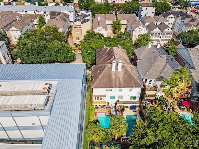 1202 Marconi St, Houston, TX 77019 - aerial view of residential area